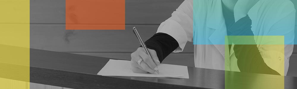 Dentist Writing on Paper