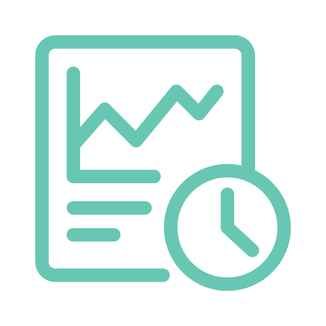 real-time data icon