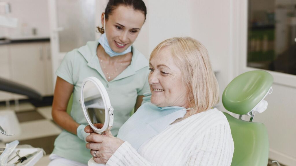 dentist and patient