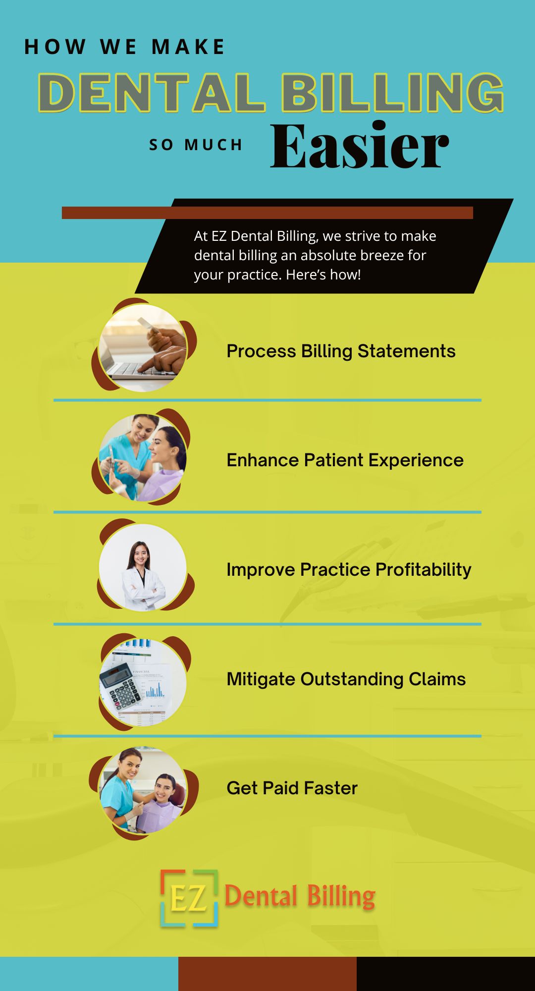 How We Make Dental Billing Easier Infographic