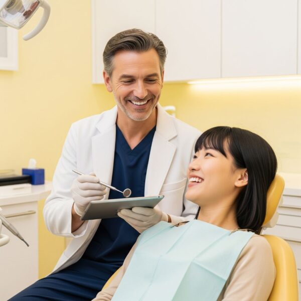 dentist and patient